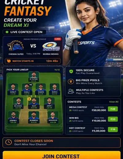 Kalyan (kalyan chart) fantasy cricket & matchday visual 3
